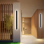Virell Linear Oval Outdoor Wall Light Weatherproof For Patio Garden Hallways