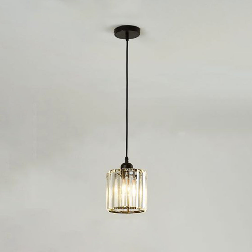 Nyra Cluster Glass Pendant Light In Black And Gold
