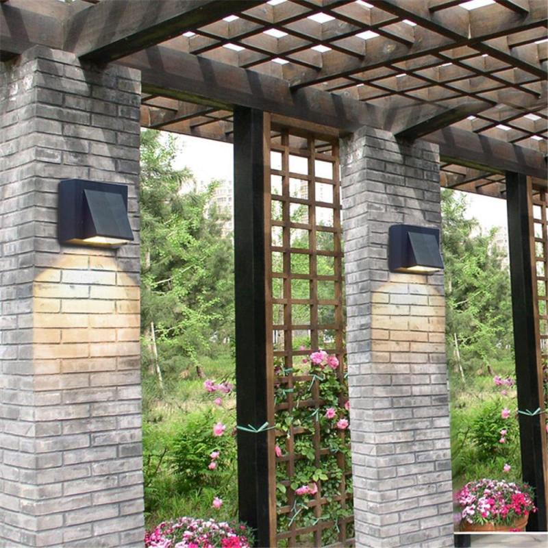 Aeronix Modern Black Metal LED Outdoor Wall Light Fixture