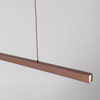 Lorien Modern Linear Metal LED Pendant Light Dimmable in Black Brown
