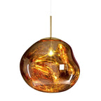 LavaFlow Pendant Lights in Four Colours with Warm Glass Glow
