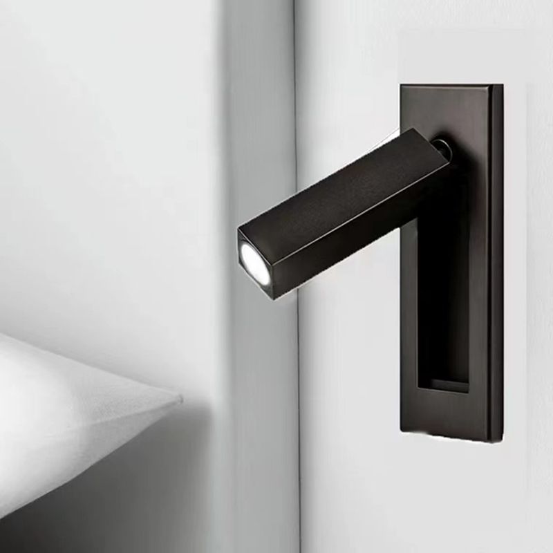 Astrae Nova Rotatable Bedside Sconce Cylindrical Or Square
