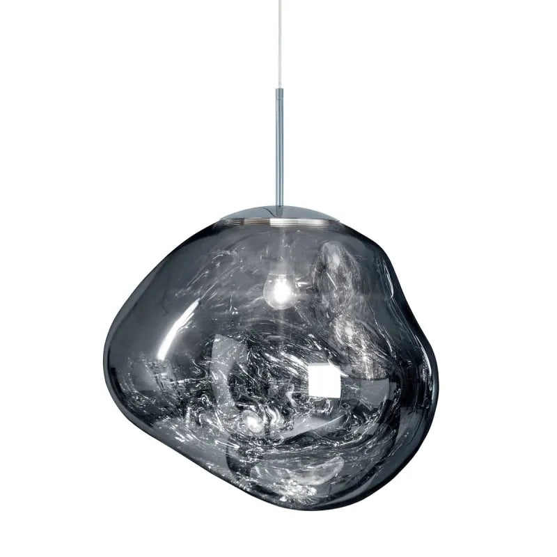 LavaFlow Pendant Lights in Four Colours with Warm Glass Glow