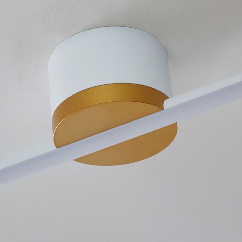 LumaLine Modern Linear Flush Mount Ceiling Light With Integrated LED