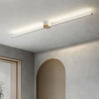 LumaLine Modern Linear Flush Mount Ceiling Light With Integrated LED
