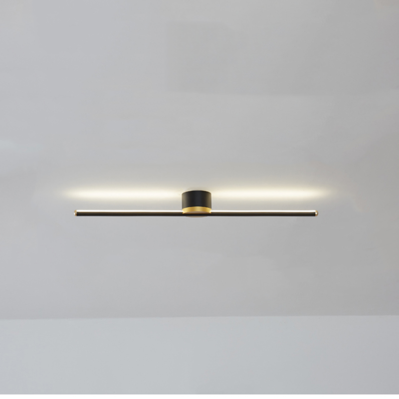 LumaLine Modern Linear Flush Mount Ceiling Light With Integrated LED