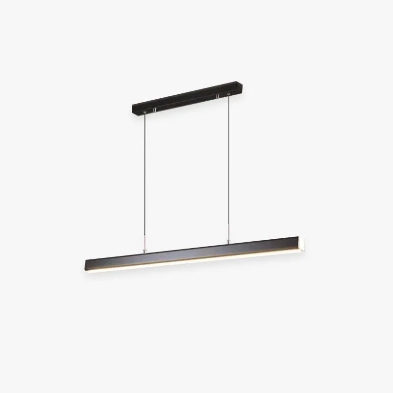 Lorien Modern Linear Metal LED Pendant Light Dimmable in Black Brown