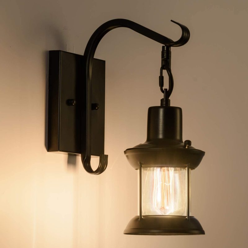 NovaForge Industrial Retro Wall Lamp For Indoor Living Spaces