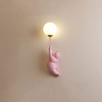 CubGlow Bear Balloon Wall Reading Lamp In White Pink Or Blue