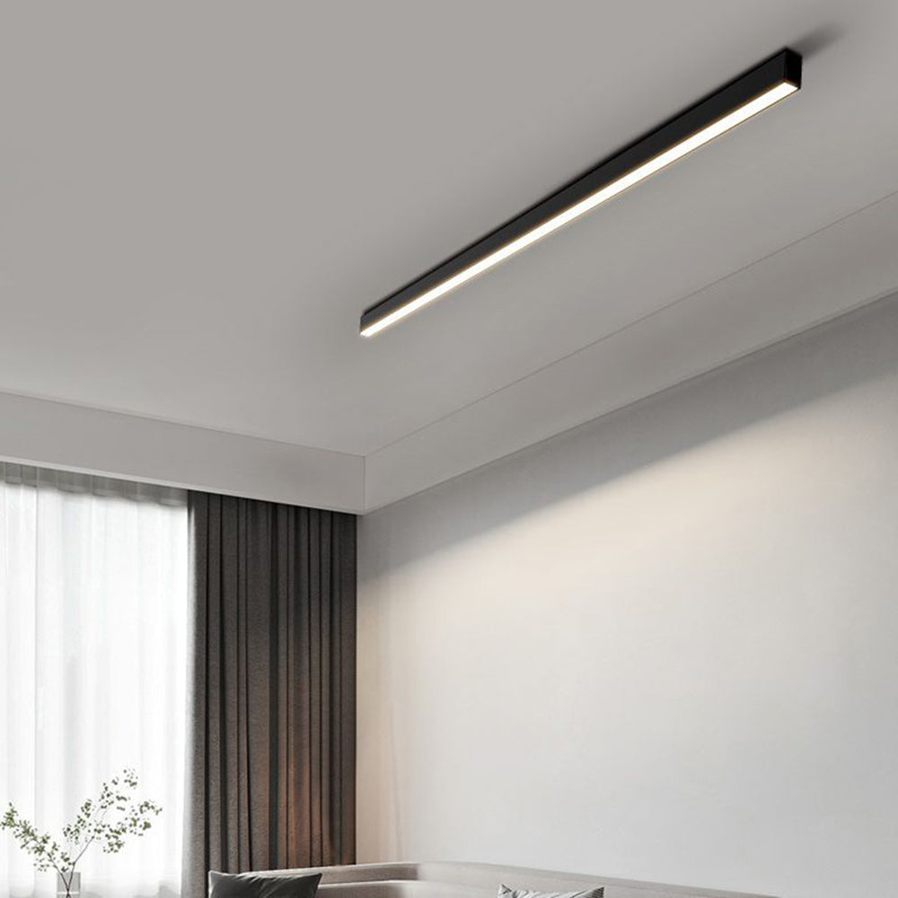 Aether Linear Black Ceiling And Wall Light For Modern Interiors