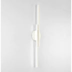 Asterra Nordic Disc and Linear LED Wall Lamp in Black and White