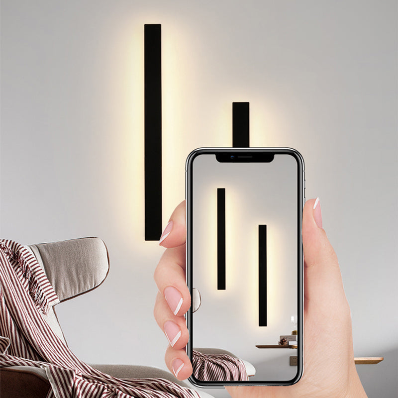 NovaLine Linear LED Outdoor Wall Light In Black With Timeless Design