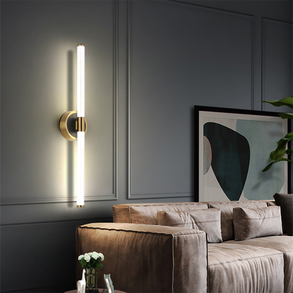 Aurea Linear Mirror Front Vanity Wall Light for Bedroom and Bath