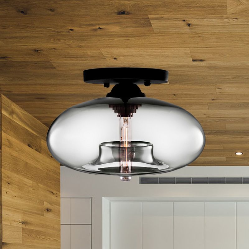 Riverton Globe Flush Mount Ceiling Light For Living Room