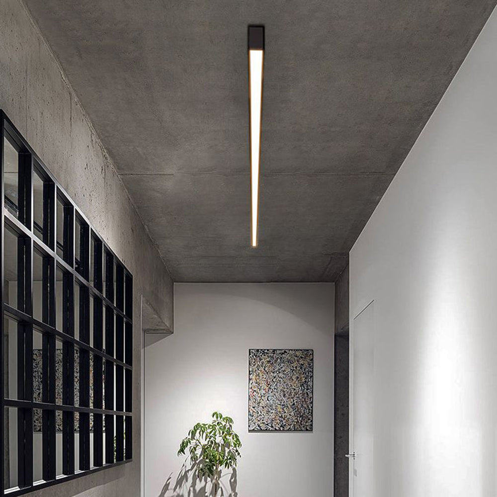 Aether Linear Black Ceiling And Wall Light For Modern Interiors