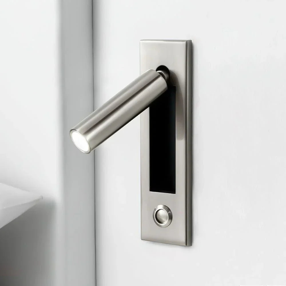 Astrae Nova Rotatable Bedside Sconce Cylindrical Or Square