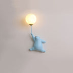 CubGlow Bear Balloon Wall Reading Lamp In White Pink Or Blue