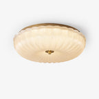 Lunara Ripple Glass Ceiling Light Two Diameters 20cm And 30cm