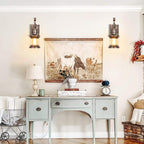 NovaForge Industrial Retro Wall Lamp For Indoor Living Spaces