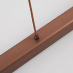 Lorien Modern Linear Metal LED Pendant Light Dimmable in Black Brown