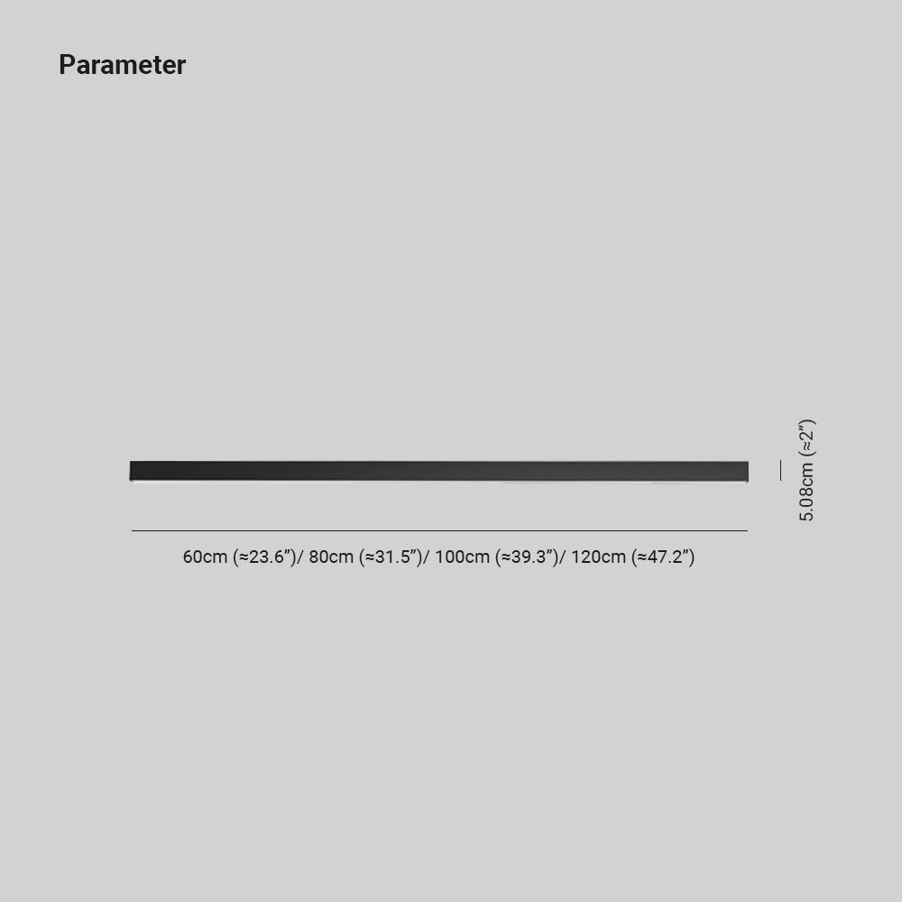 Aether Linear Black Ceiling And Wall Light For Modern Interiors