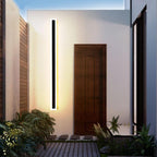 Arctica Linear Outdoor Wall Light With Clear Acrylic Pane