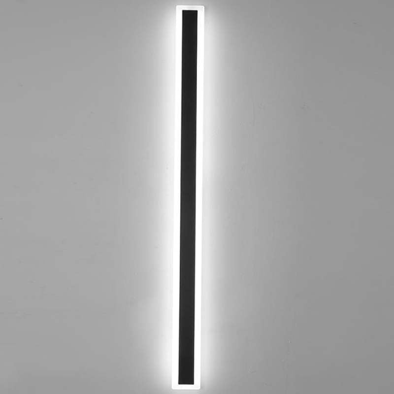 Arctica Linear Outdoor Wall Light With Clear Acrylic Pane