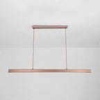 Lorien Modern Linear Metal LED Pendant Light Dimmable in Black Brown