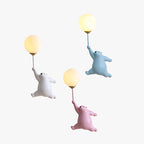 CubGlow Bear Balloon Wall Reading Lamp In White Pink Or Blue