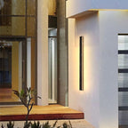 NovaLine Linear LED Outdoor Wall Light In Black With Timeless Design