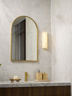 Aurelia Alabaster Wall Light With Integrated LED Indoor Use Only