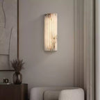 Aurelia Alabaster Wall Light With Integrated LED Indoor Use Only