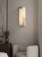 Aurelia Alabaster Wall Light With Integrated LED Indoor Use Only