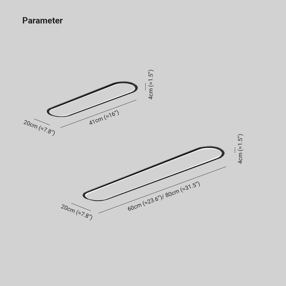 Lunaro Oval Ceiling Light For Living Rooms And Bedrooms