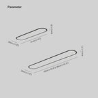 Lunaro Oval Ceiling Light For Living Rooms And Bedrooms