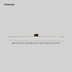 LumaLine Modern Linear Flush Mount Ceiling Light With Integrated LED