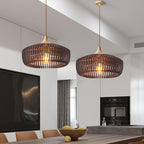Kairo Nordic Japanese Wood Pendant Light for Bedroom and Living Room