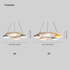 Aviara Orb Round Chandelier With Bird Design In Metal Wood Resin And Acrylic