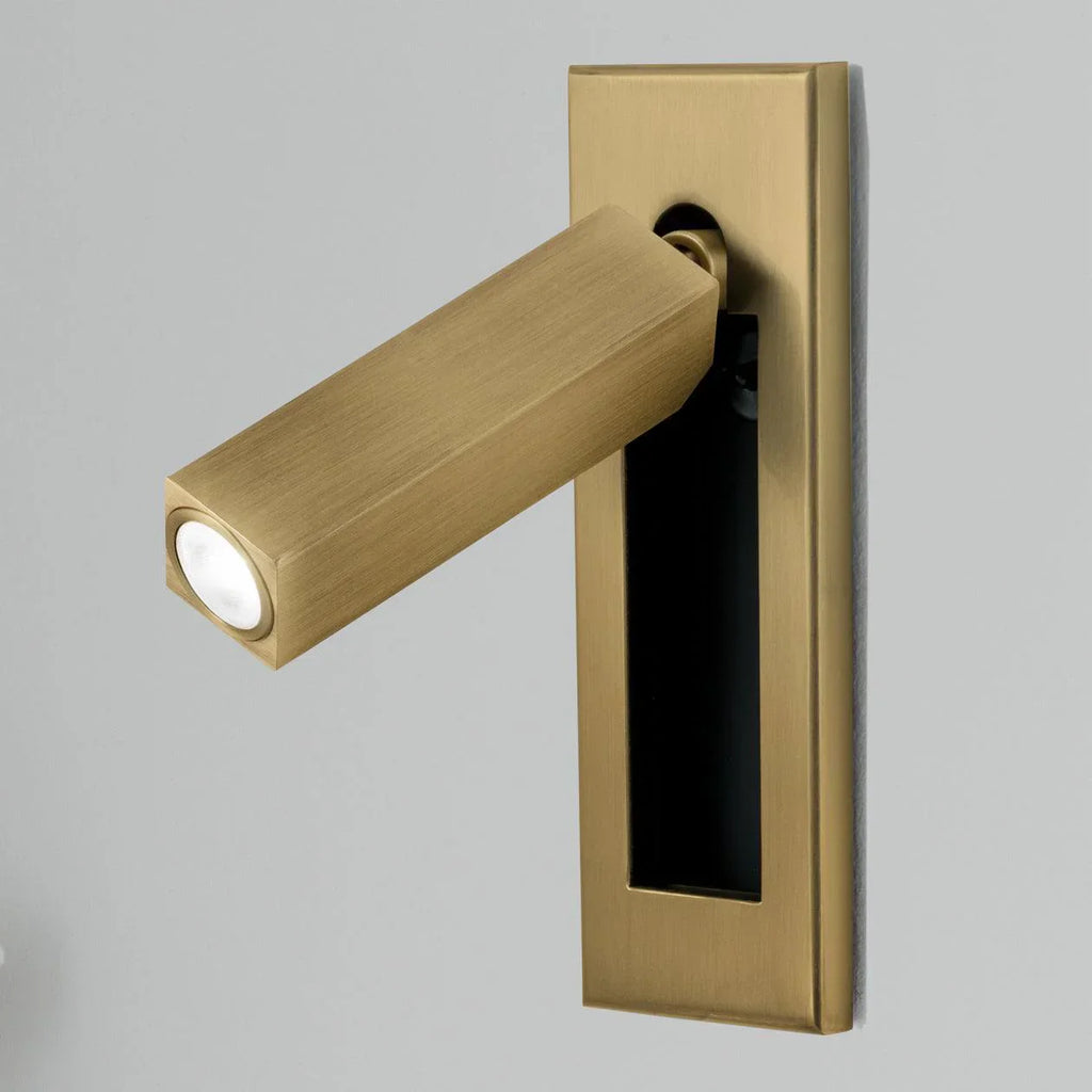 Astrae Nova Rotatable Bedside Sconce Cylindrical Or Square