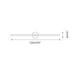 LineaGlow Wall Lamp Minimalist Linear Rod Accent Light With LED