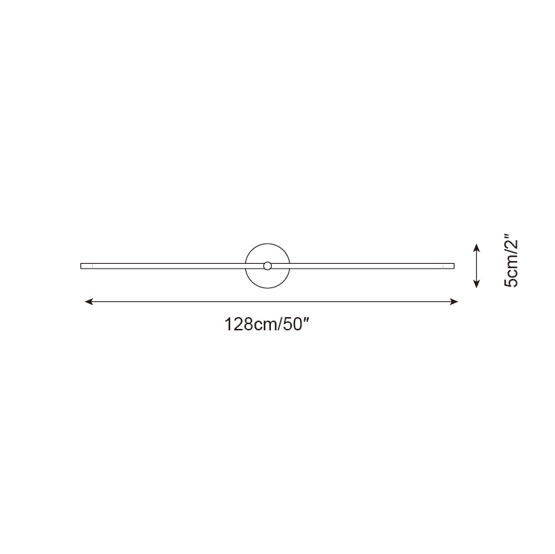 LineaGlow Wall Lamp Minimalist Linear Rod Accent Light With LED