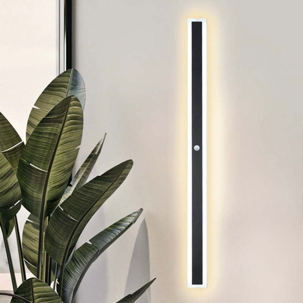 Arctica Linear Outdoor Wall Light With Clear Acrylic Pane