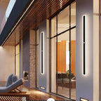 Arctica Linear Outdoor Wall Light With Clear Acrylic Pane