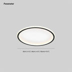 Aeris Round Flush Mount LED Ceiling Light Modern Dimmable