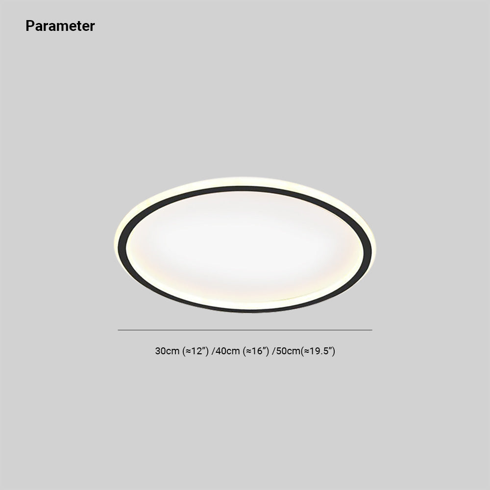 Aeris Round Flush Mount LED Ceiling Light Modern Dimmable