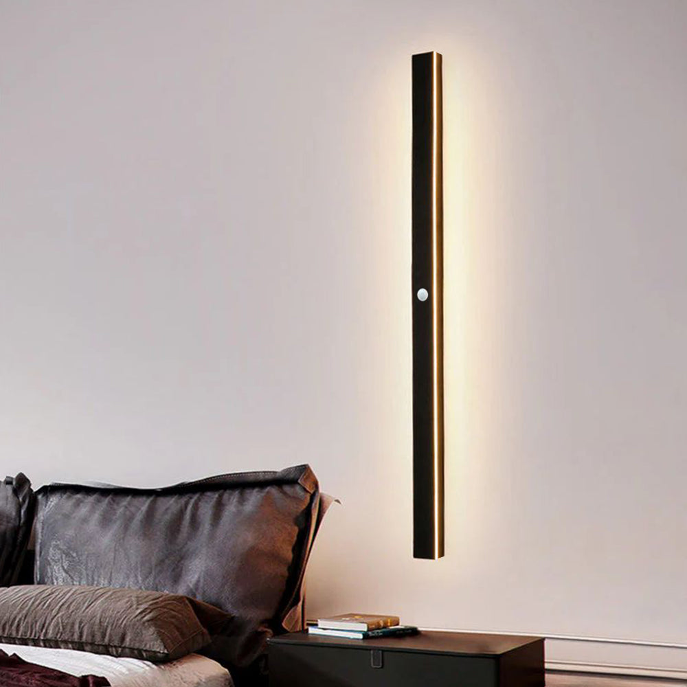 NovaLine Linear LED Outdoor Wall Light In Black With Timeless Design