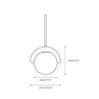 Aurea Linea Chandelier in Red and Silver Finish for Living Room