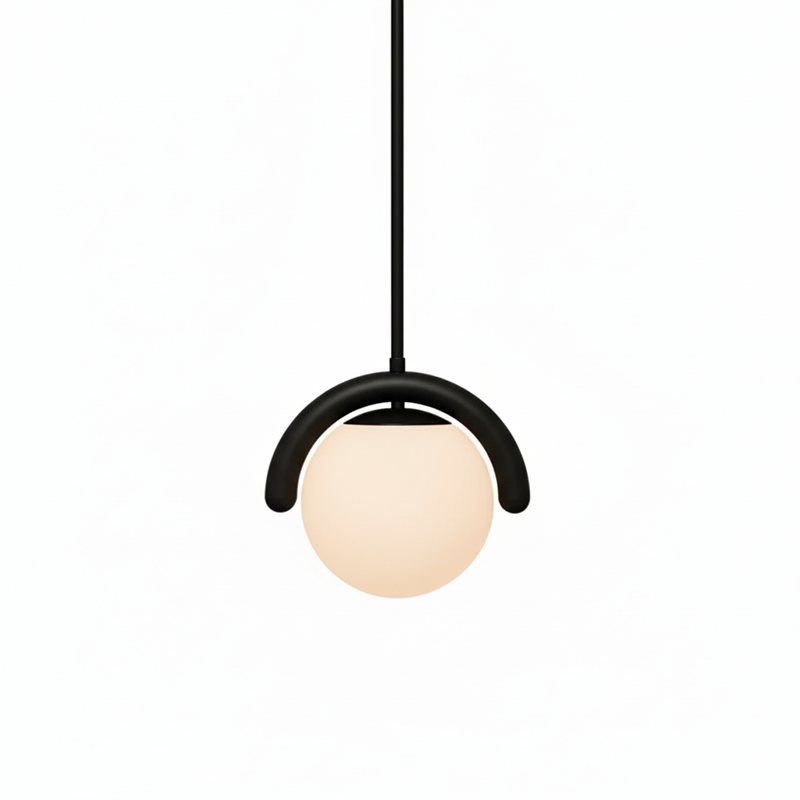 Aurea Linea Chandelier in Red and Silver Finish for Living Room