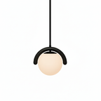 Aurea Linea Chandelier in Red and Silver Finish for Living Room