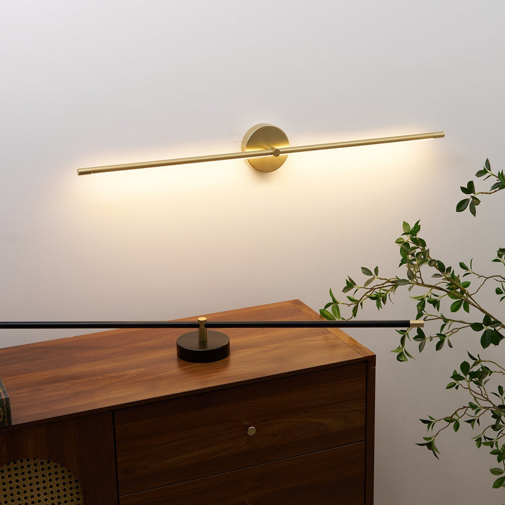 LineaGlow Wall Lamp Minimalist Linear Rod Accent Light With LED